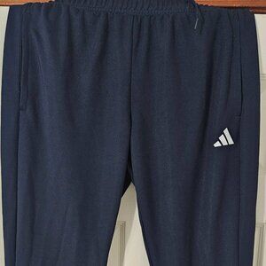 Adidas mens Sereno cut pants- size XL NAVY BLUE